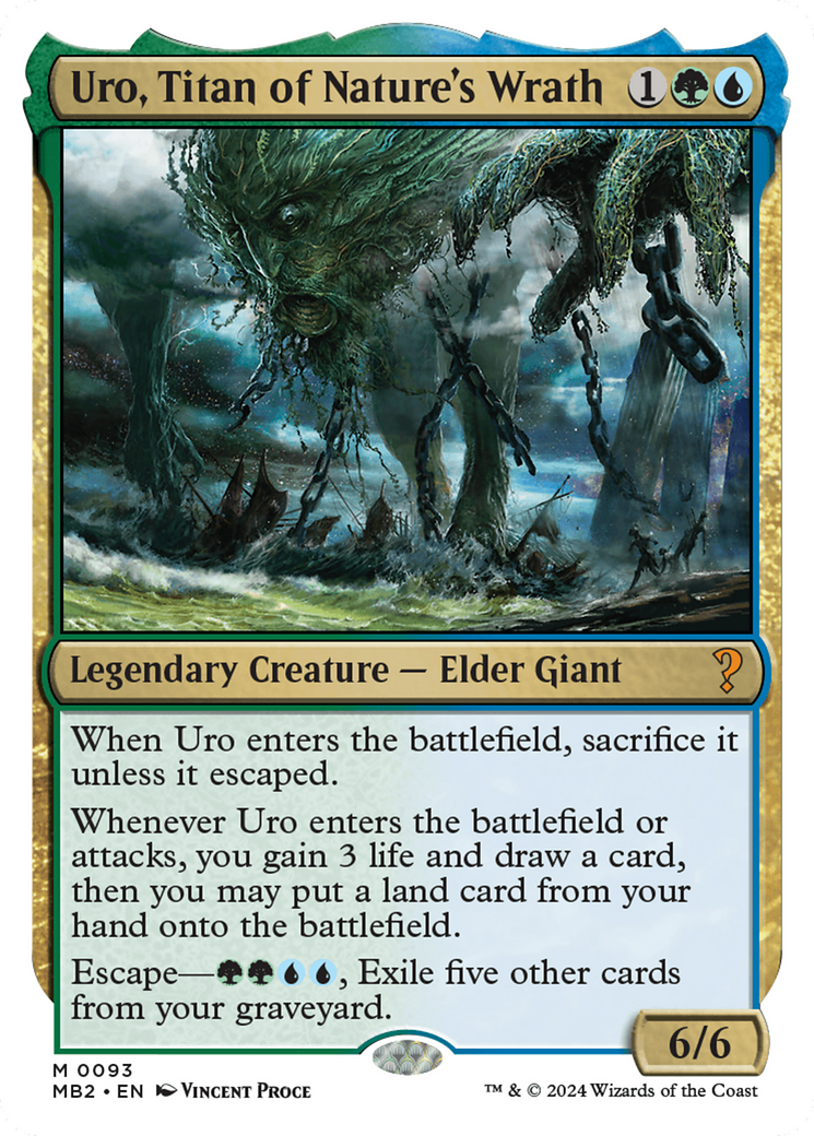 Uro, Titan of Nature's Wrath [Mystery Booster 2] - Destination Retro