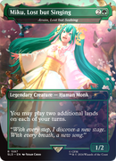 Miku, Lost but Singing - Azusa, Lost but Seeking (Rainbow Foil) [Secret Lair Drop Series] - Destination Retro