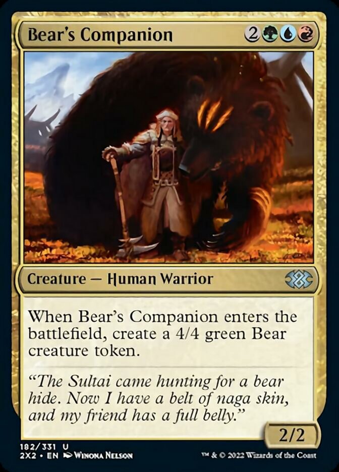 Bear's Companion [Double Masters 2022] - Destination Retro