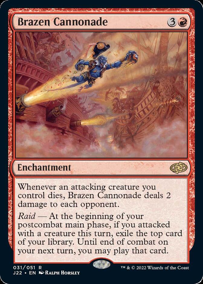 Brazen Cannonade [Jumpstart 2022] - Destination Retro