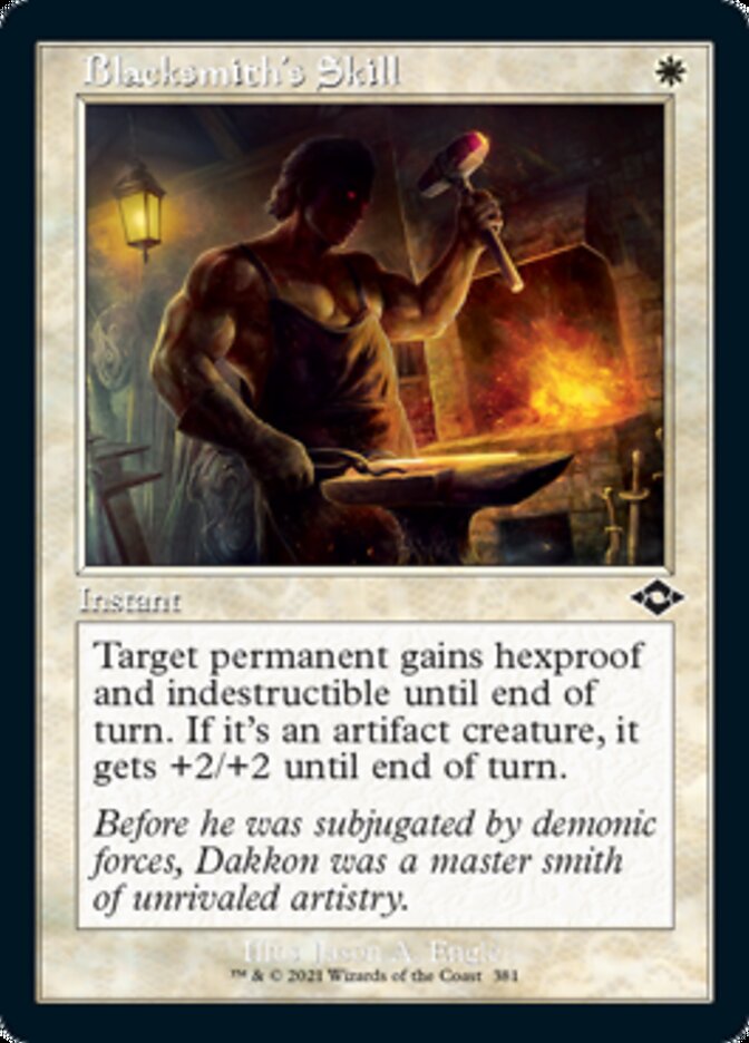 Blacksmith's Skill (Retro) [Modern Horizons 2] - Destination Retro