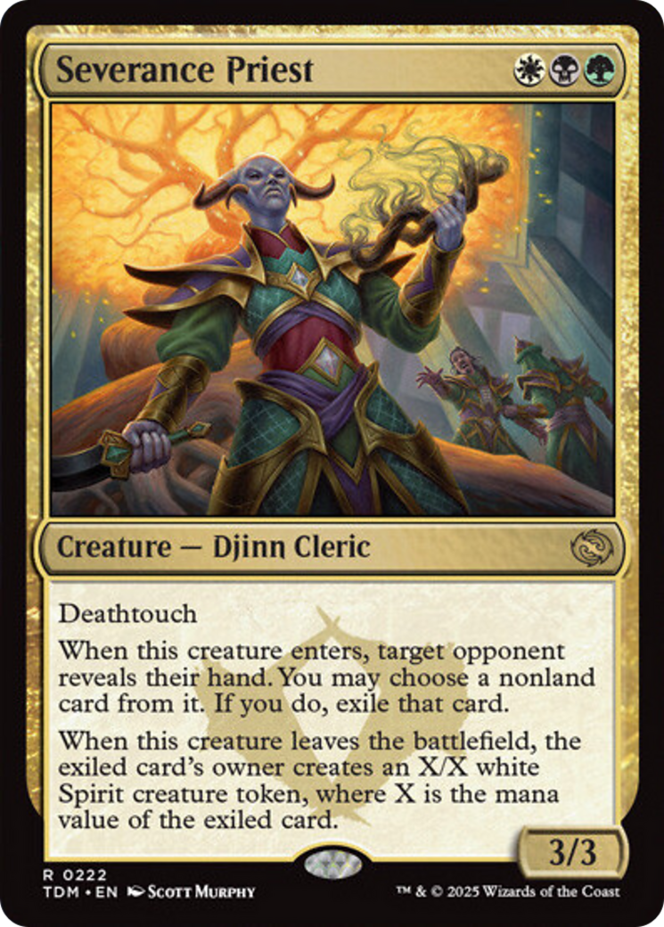 Severance Priest [Tarkir: Dragonstorm] - Destination Retro