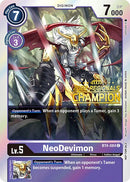NeoDevimon [BT4-084] (2022 Championship Online Regional) (Online Champion) [Great Legend Promos] - Destination Retro