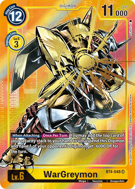 WarGreymon [BT4-048] (Alternate Art) [Great Legend] - Destination Retro