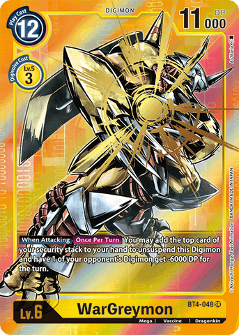 WarGreymon [BT4-048] (Alternate Art) [Great Legend] - Destination Retro