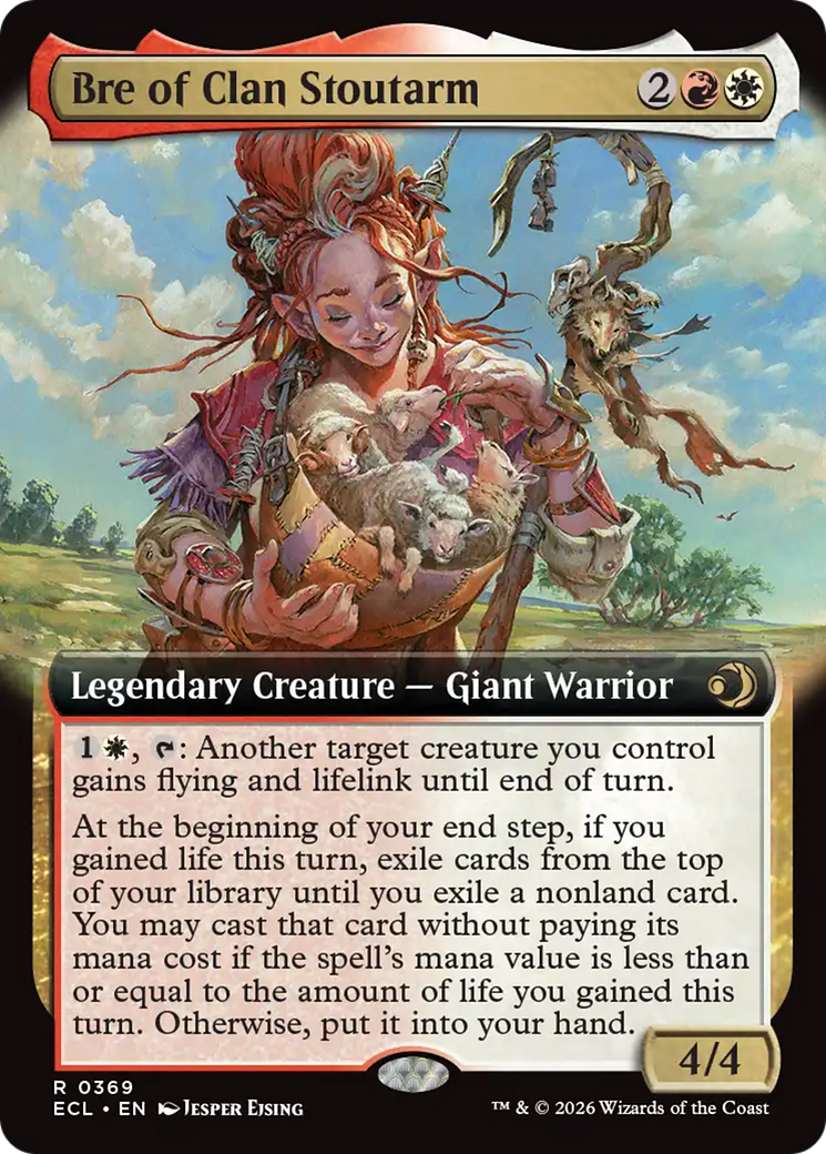 Bre of Clan Stoutarm (Extended Art) [Lorwyn Eclipsed] - Destination Retro