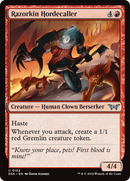 Razorkin Hordecaller [Duskmourn: House of Horror] - Destination Retro