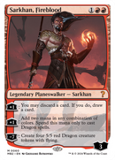 Sarkhan, Fireblood (White Border) [Mystery Booster 2] - Destination Retro