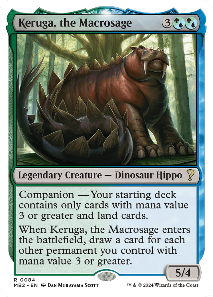 Keruga, the Macrosage (White Border) [Mystery Booster 2] - Destination Retro