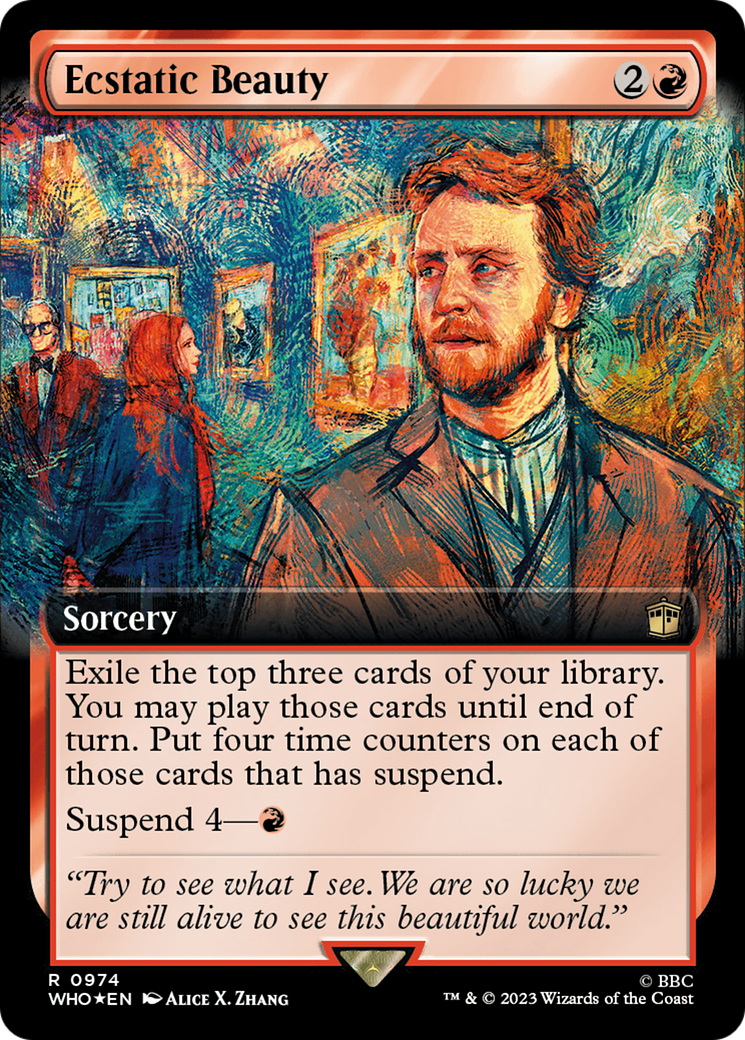Ecstatic Beauty (Extended Art) (Surge Foil) [Doctor Who] - Destination Retro