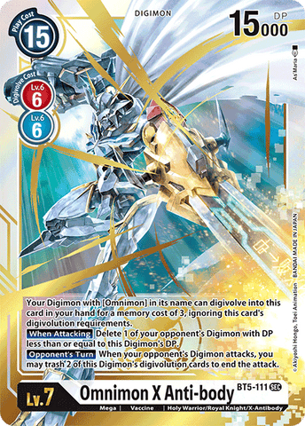 Omnimon X Anti-body [BT5-111] [Battle of Omni] - Destination Retro