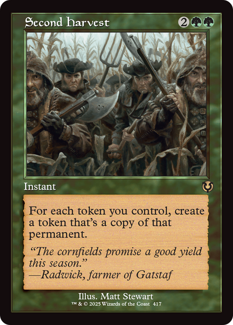 Second Harvest (Retro Frame) [Innistrad Remastered] - Destination Retro