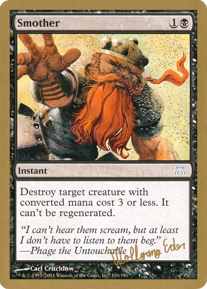 Smother (Wolfgang Eder) [World Championship Decks 2003] - Destination Retro