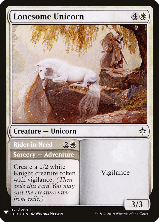 Lonesome Unicorn // Rider in Need [Mystery Booster] - Destination Retro