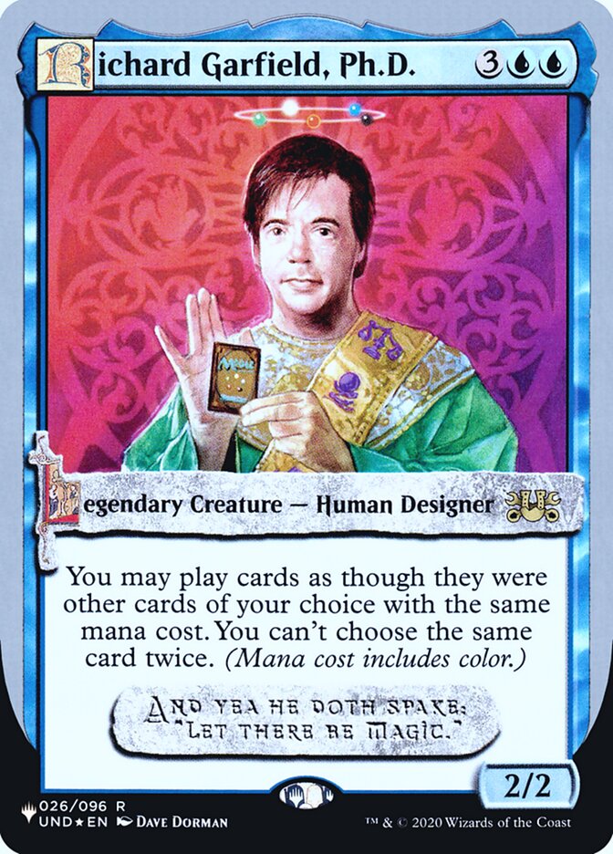 Richard Garfield, Ph.D. (Unfinity Foil Edition) [The List] - Destination Retro