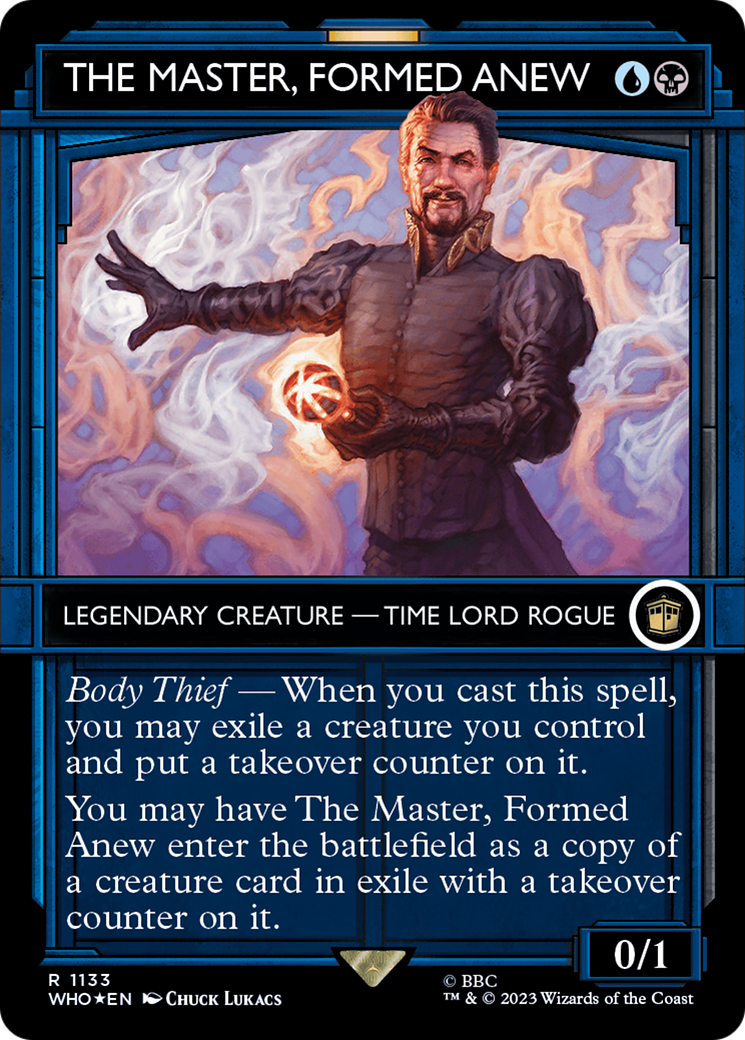 The Master, Formed Anew (Showcase) (Surge Foil) [Doctor Who] - Destination Retro