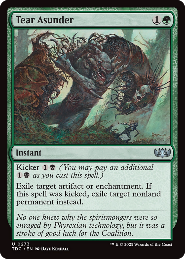 Tear Asunder [Tarkir: Dragonstorm Commander] - Destination Retro