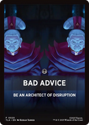 Bad Advice Theme Card [Avatar: The Last Airbender Tokens] - Destination Retro