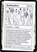 Banding Sliver [Mystery Booster Playtest Cards] - Destination Retro