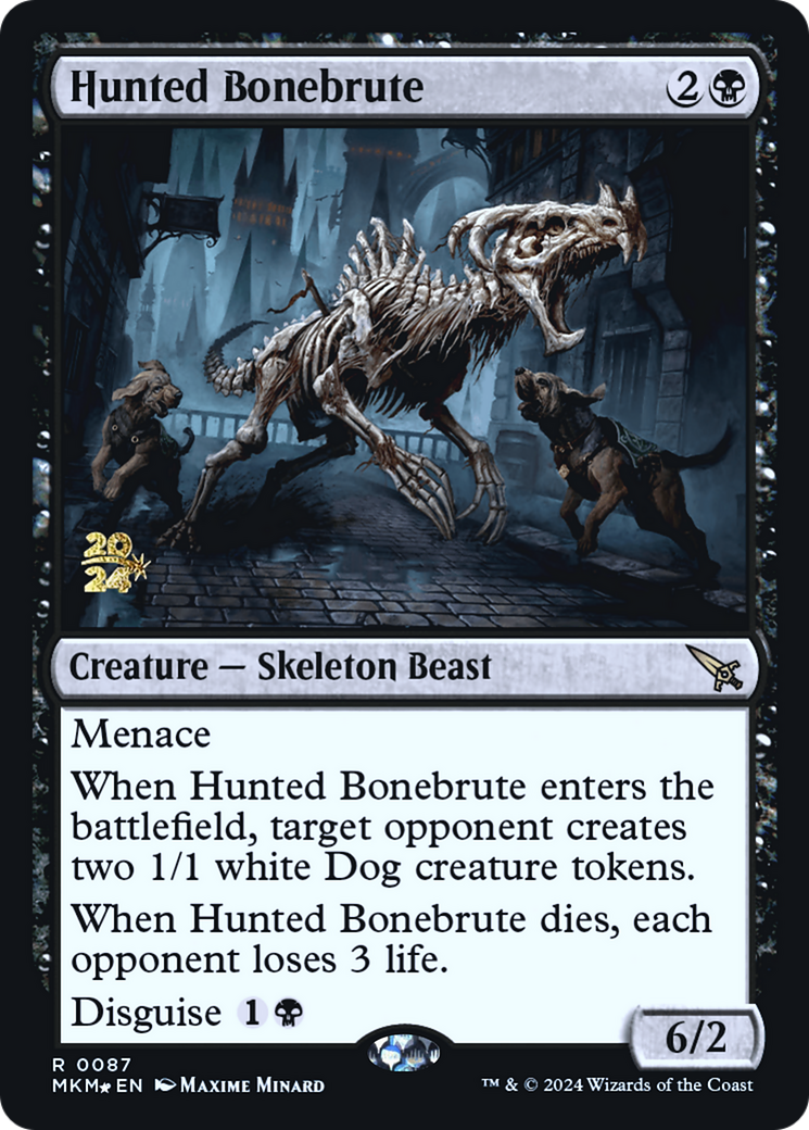 Hunted Bonebrute [Murders at Karlov Manor Prerelease Promos] - Destination Retro