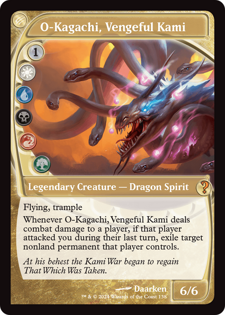 O-Kagachi, Vengeful Kami (Future Sight) [Mystery Booster 2] - Destination Retro