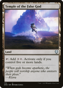 Temple of the False God [Phyrexia: All Will Be One Commander] - Destination Retro