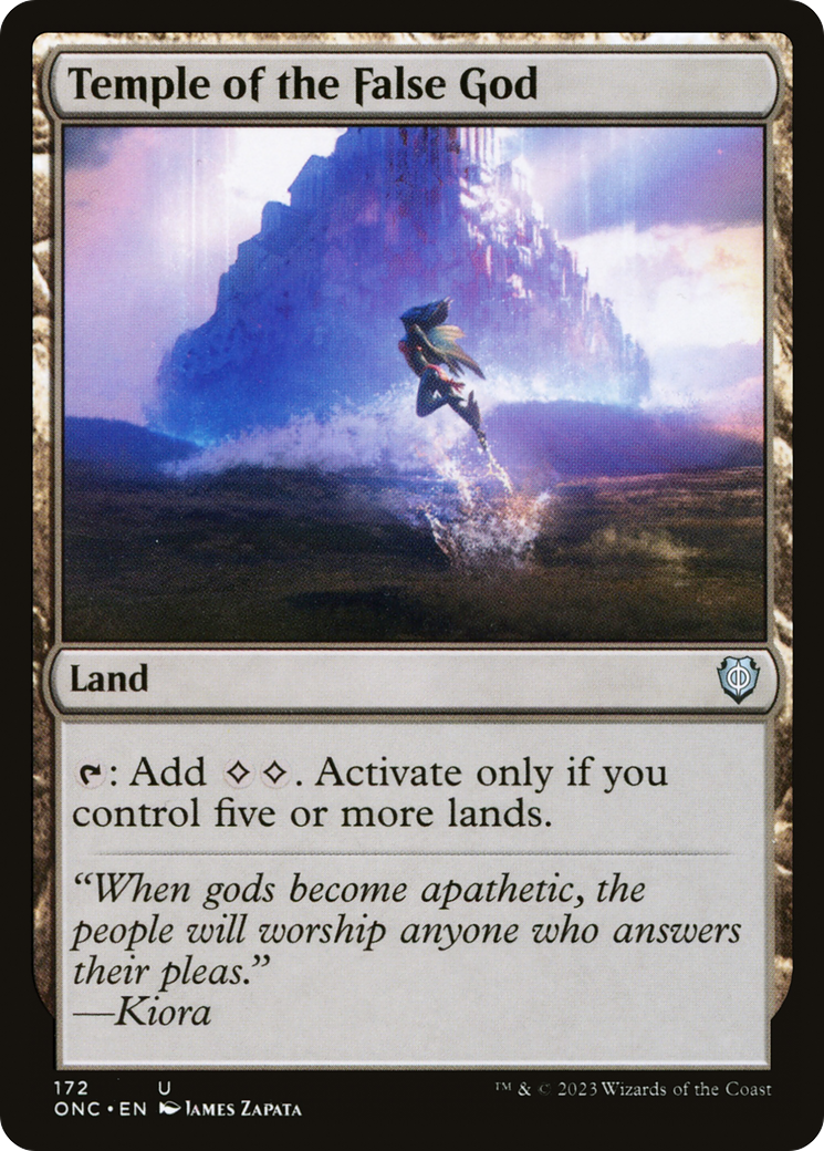 Temple of the False God [Phyrexia: All Will Be One Commander] - Destination Retro