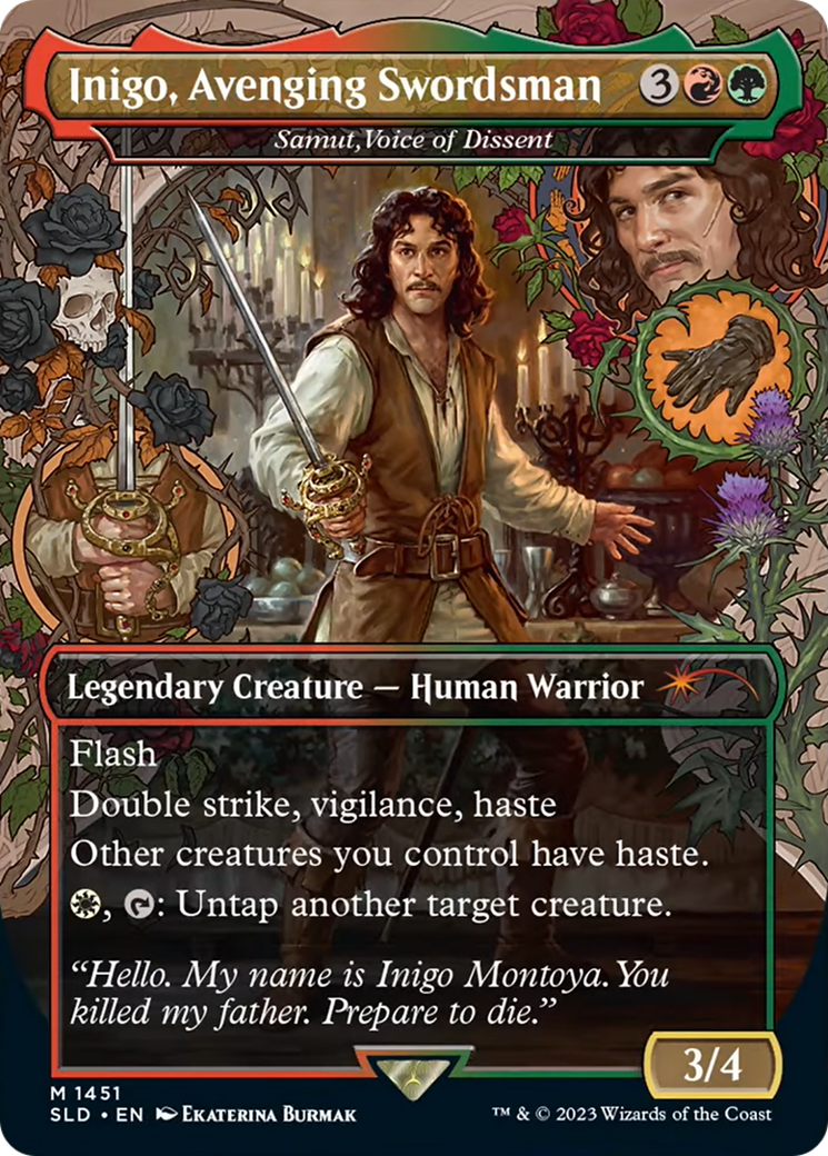Inigo, Avenging Swordsman - Samut, Voice of Dissent [Secret Lair Drop Series] - Destination Retro