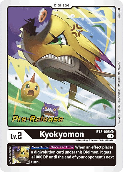 Kyokyomon [BT8-005] [New Awakening Pre-Release Cards] - Destination Retro