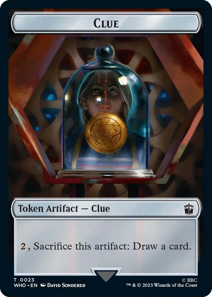 Clue Token [Doctor Who Tokens] - Destination Retro