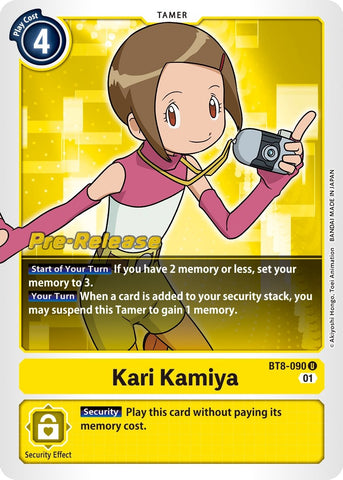 Kari Kamiya [BT8-090] [New Awakening Pre-Release Cards] - Destination Retro