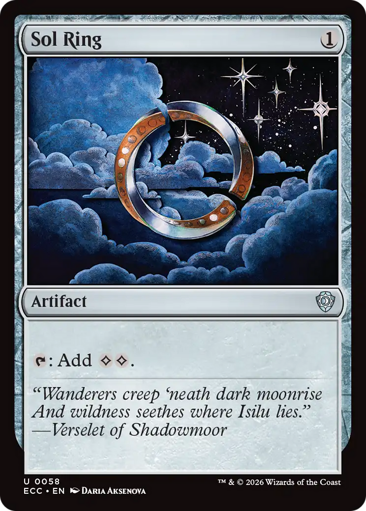 Sol Ring (0058) [Lorwyn Eclipsed Commander] - Destination Retro