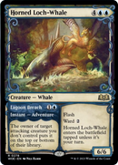Horned Loch-Whale // Lagoon Breach (Showcase) [Wilds of Eldraine] - Destination Retro