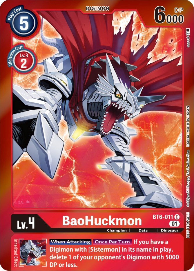 BaoHuckmon [BT6-011] (Event Pack 3) [Double Diamond Promos] - Destination Retro
