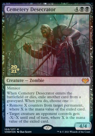 Cemetery Desecrator [Innistrad: Crimson Vow Prerelease Promos] - Destination Retro