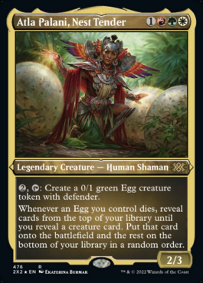 Atla Palani, Nest Tender (Foil Etched) [Double Masters 2022] - Destination Retro
