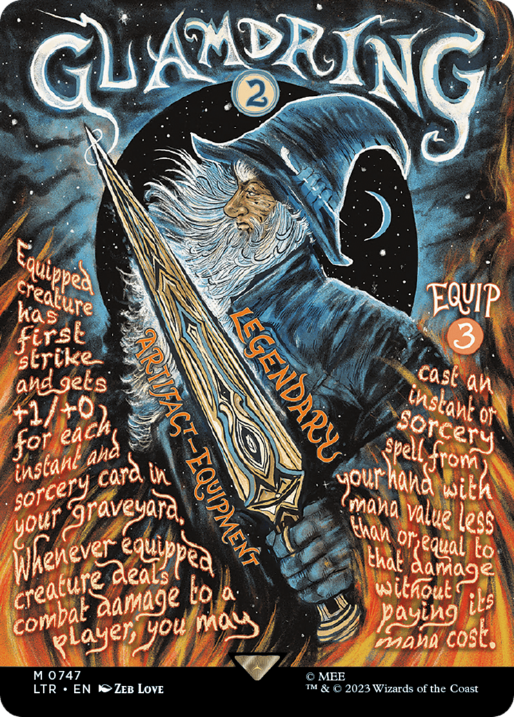 Glamdring (Borderless Poster) [The Lord of the Rings: Tales of Middle-Earth] - Destination Retro