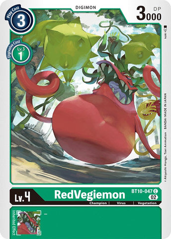 RedVegiemon [BT10-047] [Xros Encounter] - Destination Retro