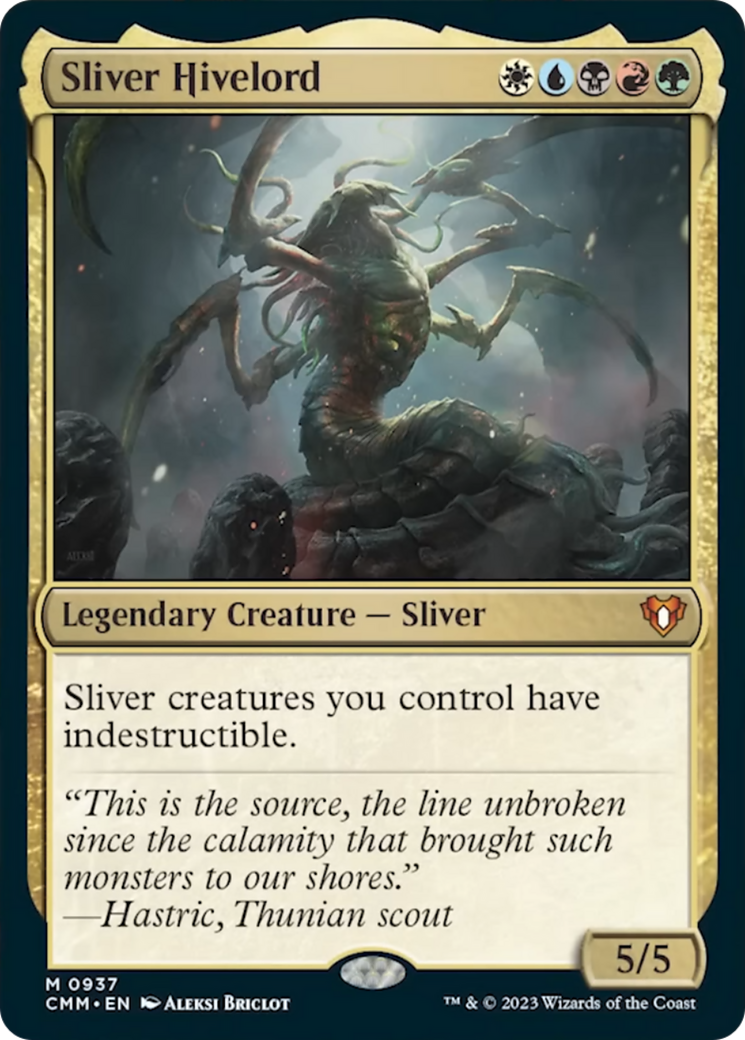 Sliver Hivelord [Commander Masters] - Destination Retro