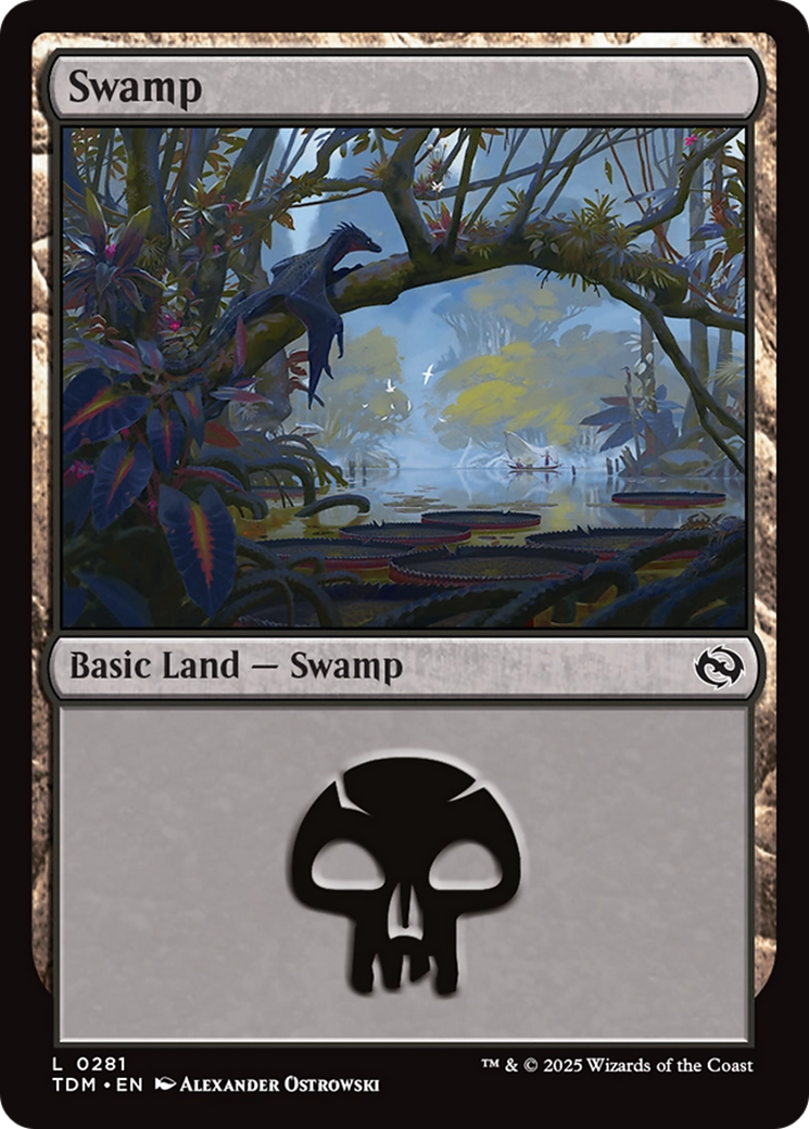 Swamp (0281) [Tarkir: Dragonstorm] - Destination Retro