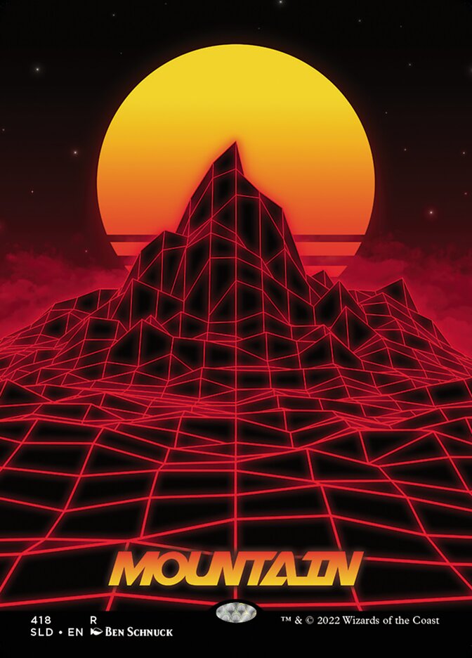 Mountain (418) [Secret Lair Drop Series] - Destination Retro