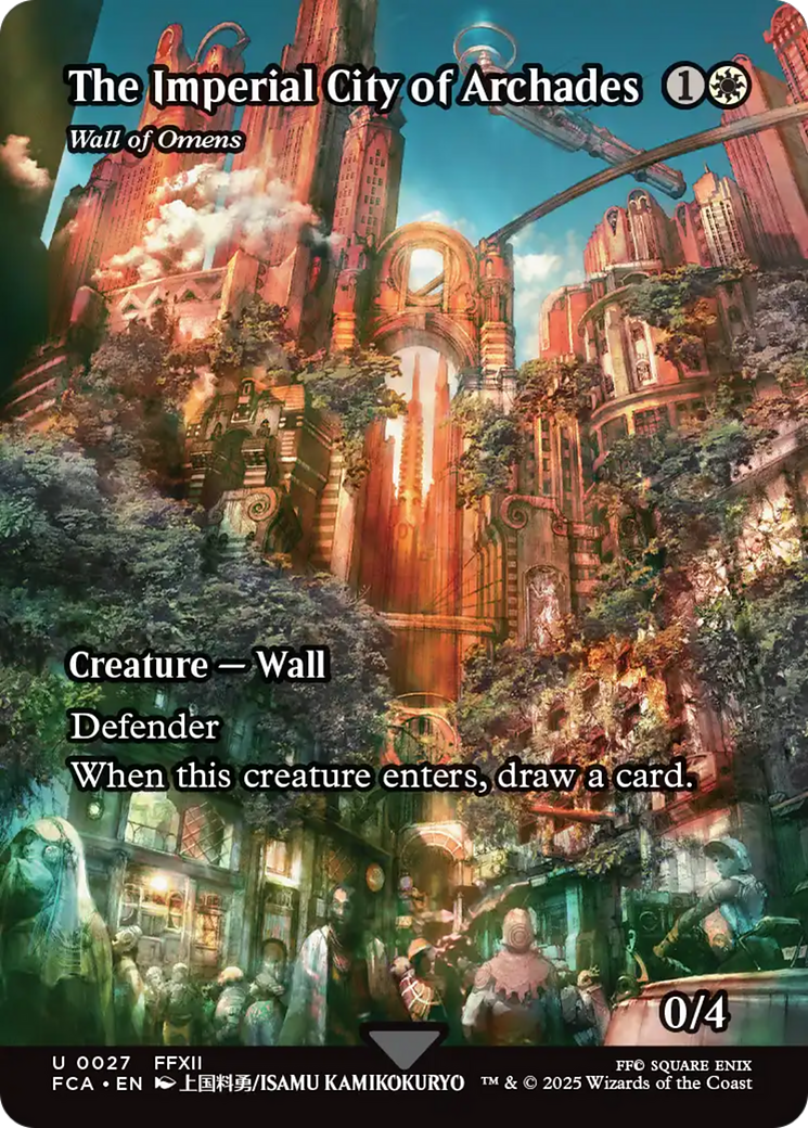 The Imperial City of Archades - Wall of Omens (Showcase) [FINAL FANTASY : Through the Ages] - Destination Retro