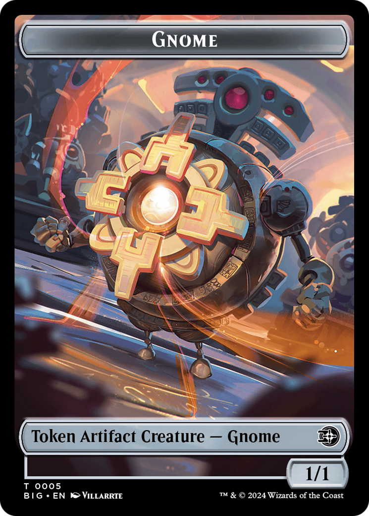 Gnome Token [Outlaws of Thunder Junction: The Big Score Tokens] - Destination Retro