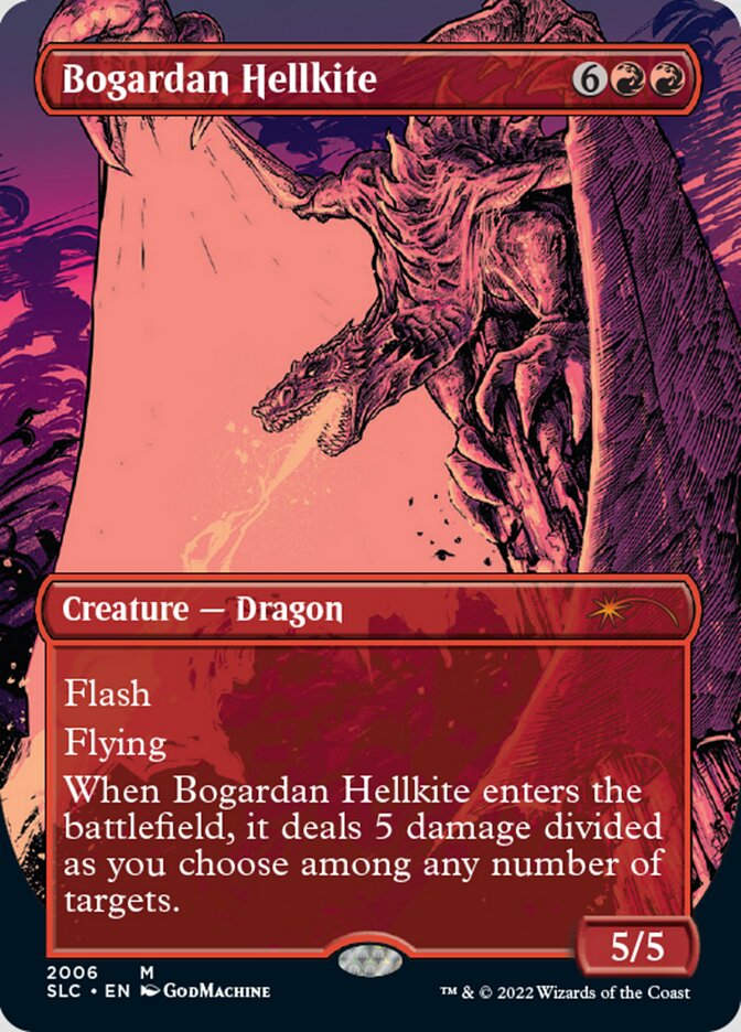 Bogardan Hellkite (Borderless) [Secret Lair Countdown Kit] - Destination Retro
