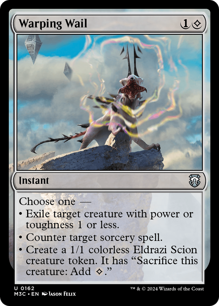 Warping Wail (Ripple Foil) [Modern Horizons 3 Commander] - Destination Retro