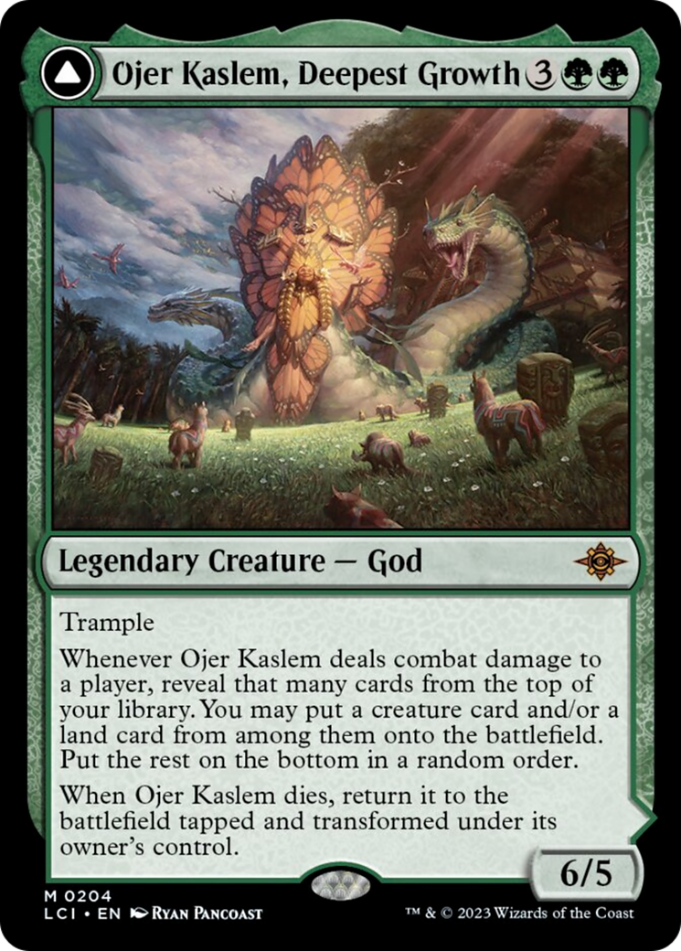 Ojer Kaslem, Deepest Growth // Temple of Cultivation [The Lost Caverns of Ixalan] - Destination Retro