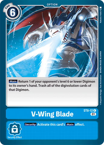 V-Wing Blade [ST8-12] [Starter Deck: Ulforce Veedramon] - Destination Retro