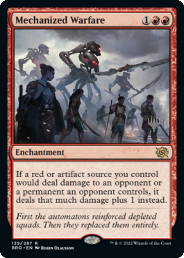 Mechanized Warfare (Promo Pack) [The Brothers' War Promos] - Destination Retro