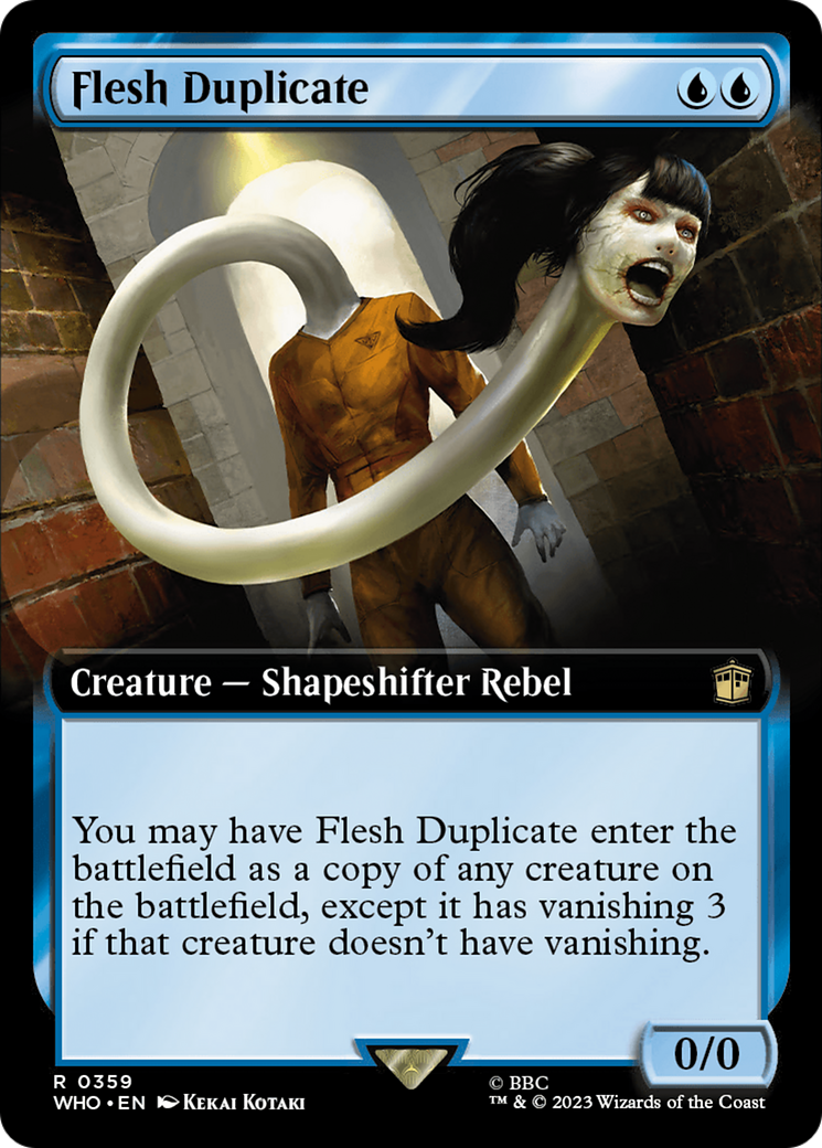 Flesh Duplicate (Extended Art) [Doctor Who] - Destination Retro
