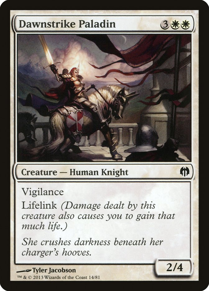 Dawnstrike Paladin [Duel Decks: Heroes vs. Monsters] - Destination Retro